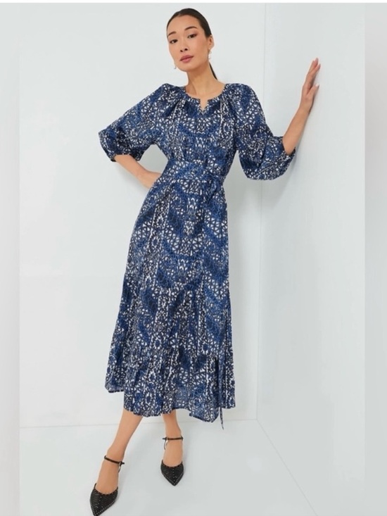 Tuckernuck Dresses & Skirts - NWT Tuckernuck Montecitos Lyles Midnight Blue Floral Maxi Dress size XL